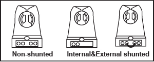 Lampholder types for linear tube lights.